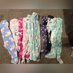 12 month Assorted Footie Pajamas